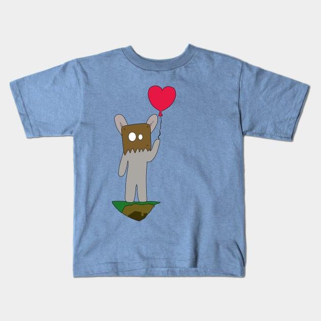 Lone Bunny Kids T-Shirt by snknjak